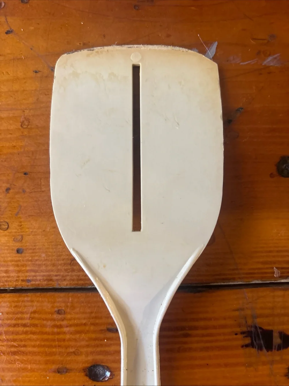 White Slotted Kitchen Spatula - Durable Home Dining Turner